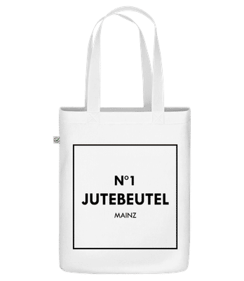 N1 Jutebeutel Mainz - Bio Tasche - Weiß - Vorne