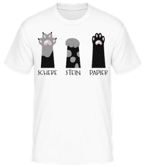 Schere Stein Papier · Männer Basic T-Shirt