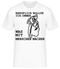 Beruflich Mit Menschen Sensenmann · Männer Basic T-Shirt