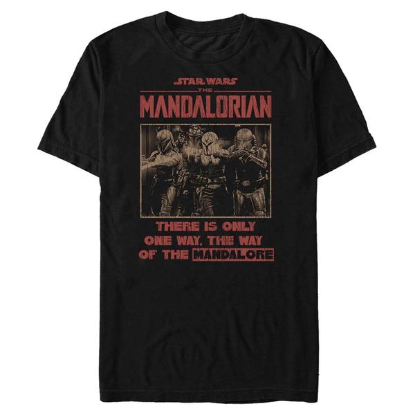 Aperçu: Star Wars - The Mandalorian - Skupina Mando Blastin - Homme T-shirt - Noir - Devant