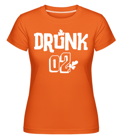 Drunk 02 -  T-shirt Shirtinator femme - Orange - Devant