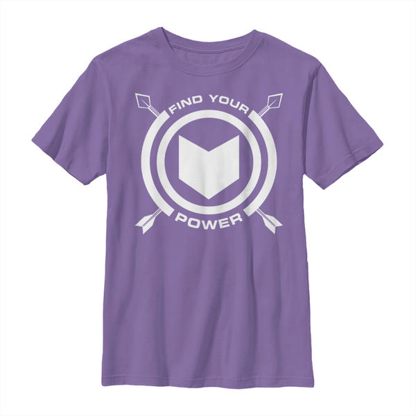 Aperçu: Marvel - Avengers - Hawkeye Power of - Enfant T-shirt - Pourpre - Devant
