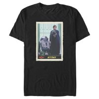 Star Wars - The Mandalorian - Luke Skywalker Training Begins Card - Hombres Camiseta - Negro - delante