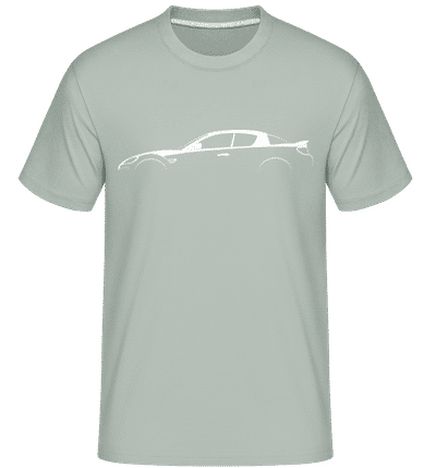 'Mazda RX-8 Type RS' Silhouette - Shirtinator Men's T-Shirt - Mint Green - Front
