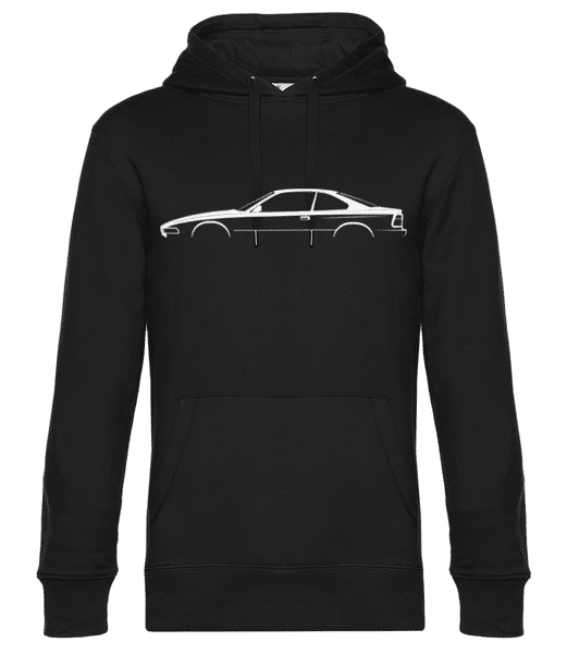 Aperçu: 'BMW 8 Series E31' Silhouette - Sweat à capuche premium Unisexe - Noir - Devant
