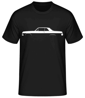 'Chevrolet Chevelle SS 1965' Silhouette - Männer Basic T-Shirt - Schwarz - Vorne