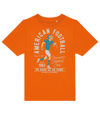 American Football Runner - T-shirt enfants B&C - Orange - Devant