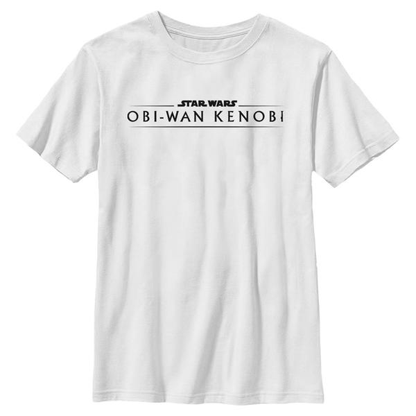 Aperçu: Star Wars - Obi-Wan Kenobi - Logo Kenobi - Enfant T-shirt - Blanc - Devant