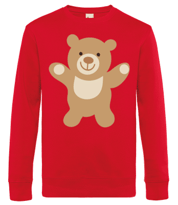Children's Comic - Bear Hell - Men's standard sweatshirt - Red - Front