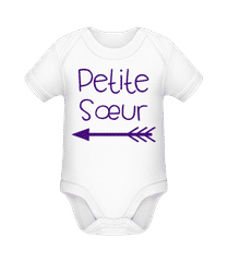Petite Sœur · Body manches courtes bio