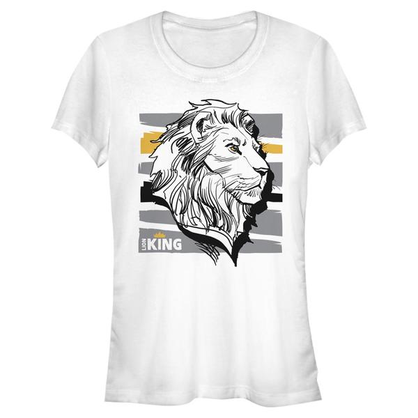 Aperçu: Disney - Le Roi lion - Mufasa King - Femme T-shirt - Blanc - Devant