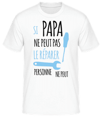 Si Papa Ne Peut Pas Le Réparer · T-shirt homme B&C