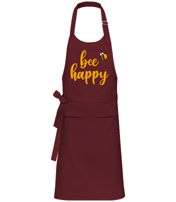 Bee Happy - Professional Apron - Bordeaux - Front