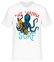 We Wanna Surf · Pánske basic tričko