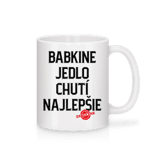 Babkine Jedlo Chutí Najlepšie · Keramický hrnček