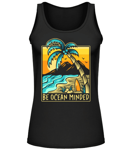 Aperçu: Ocean Minded - Débardeur Femme - Noir - Devant