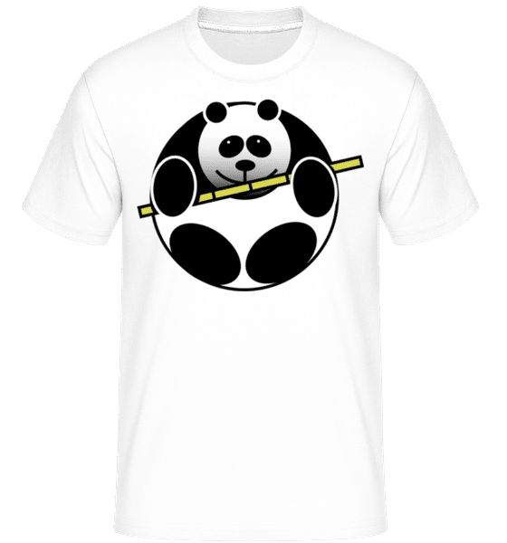 Aperçu: Panda Comic -  T-Shirt Shirtinator homme - Blanc - Devant