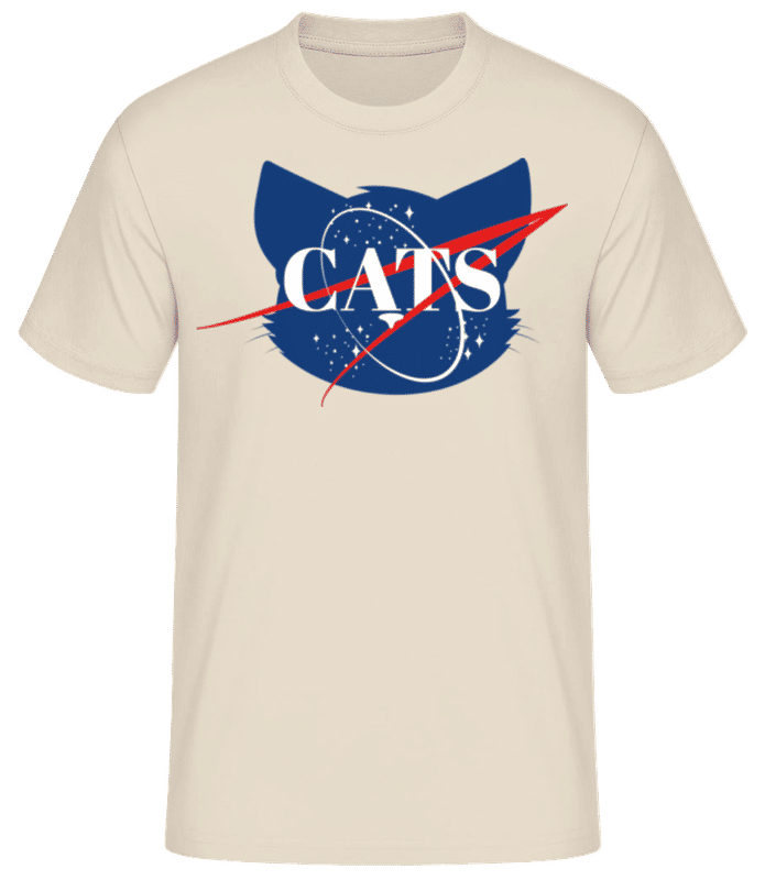 Preview: Cats - Men's Basic T-Shirt - Cream - Front