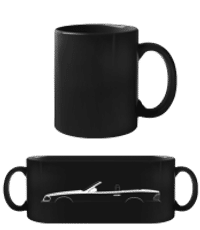 'Mercedes SL R129' Silhouette - Black Mug - Black - Front