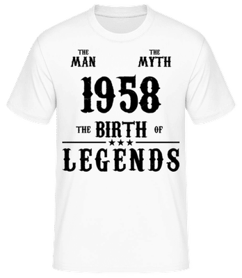 The Myth 1958 - T-shirt standard Homme - Blanc - Devant
