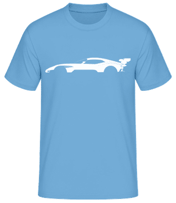 'Aston Martin Vulcan' Silhouette - Men's Basic T-Shirt - Light blue - Front