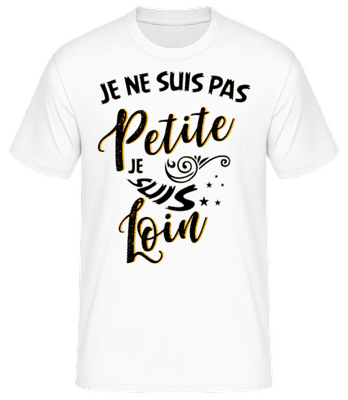 Je Ne Suis Pas Petite - T-shirt standard Homme - Blanc - Devant