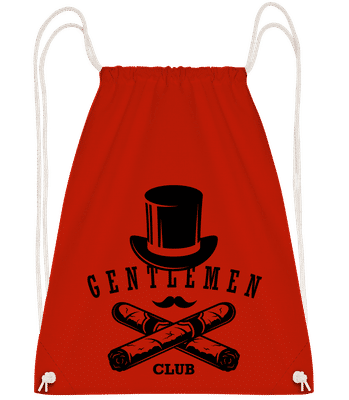 Gentlemen Club - Sac à dos Drawstring - Rouge - Vorn