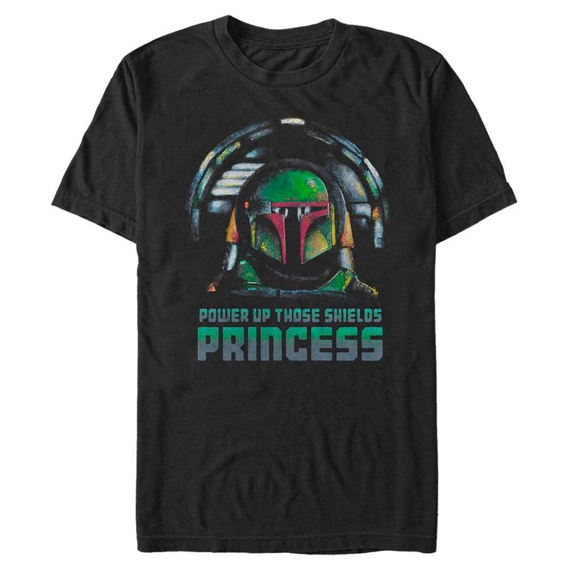 Preview: Star Wars - The Mandalorian - Mando Notta Legitimate Leader - Men's T-Shirt - Black - Front