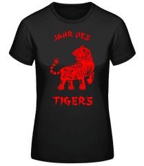 Chinesisches Zeichen Jahr Des  Tigers · Frauen Basic T-Shirt