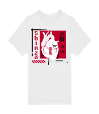 Shinzo - Kinder T-Shirt B&C - Weiß - Vorne