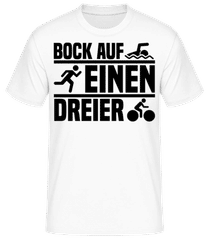 Bock Auf Dreier Triathlon · Männer Basic T-Shirt
