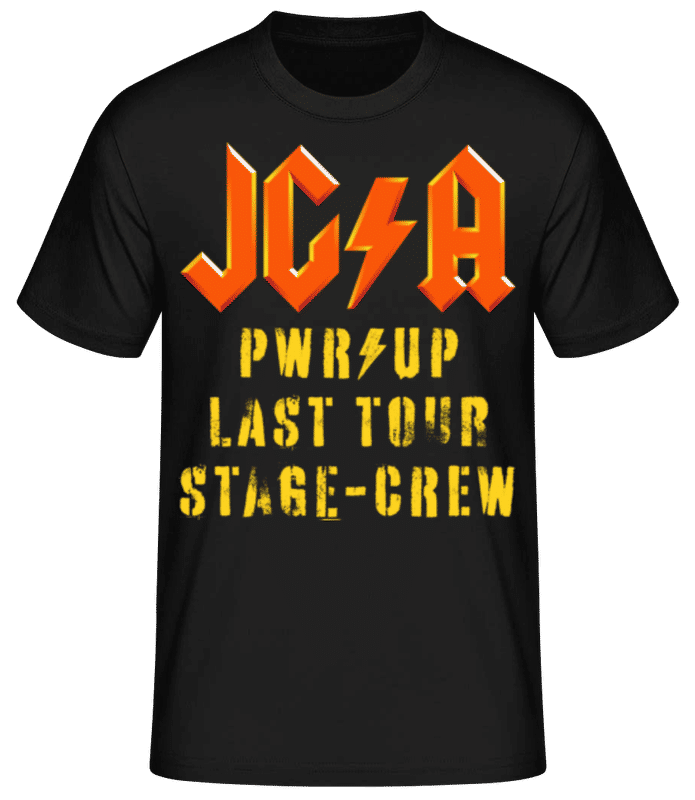 Vorschau: JGA Last Tour Stage-Crew - Männer T-Shirt B&C - Schwarz - Vorne