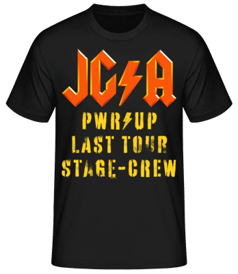 JGA Last Tour Stage-Crew - Männer T-Shirt B&C - Schwarz - Vorne