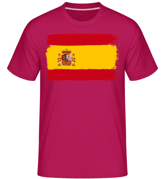 Preview: Country Flag Spain - Shirtinator Men's T-Shirt - Magenta - Front