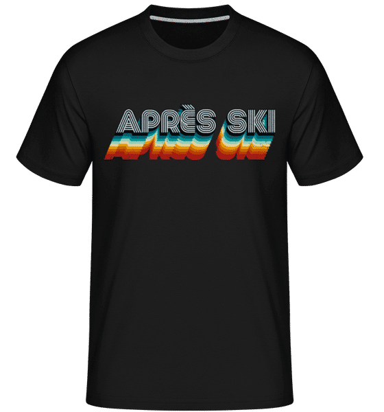 Preview: Après Ski -  Shirtinator Men's T-Shirt - Black - Front