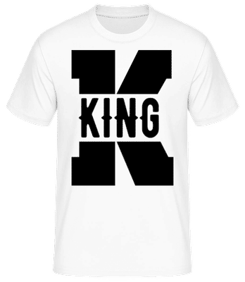 King K - T-shirt standard Homme - Blanc - Devant