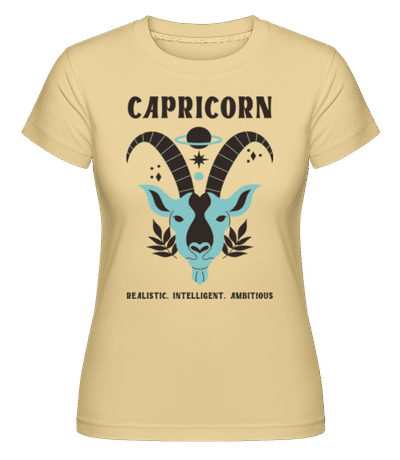 Capricorn - T-shirt Shirtinator femme - Jaune - Devant
