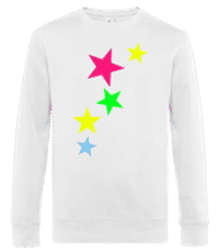 Étoiles De Couleurs - Sweat-shirt standard pour homme - Blanc - Devant