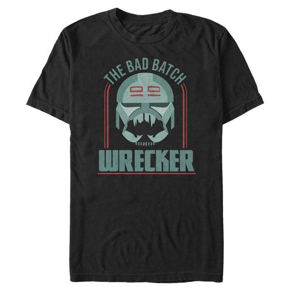 Aperçu: Star Wars - The Clone Wars - Wrecker Bad Batch Badge - Homme T-shirt - Noir - Devant