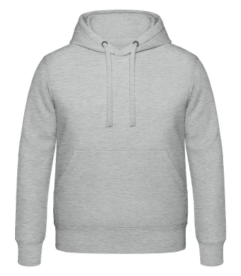 Unisex mikina s kapucí - Melírově šedá - Napřed