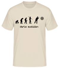 Darts Evolution - T-shirt standard Homme - Crème - Devant
