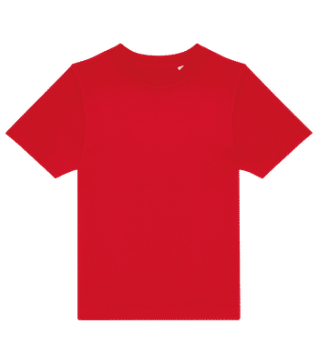 Kids B&C T-Shirt - Red - Front
