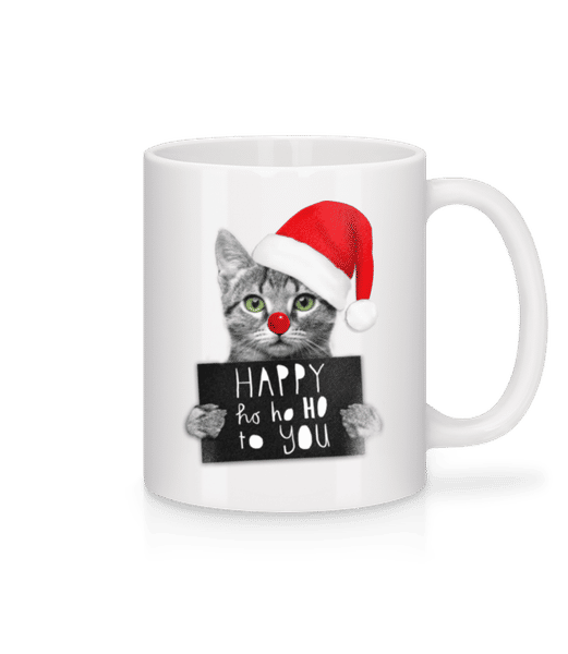 Aperçu: Happy Ho Ho Ho To You - Mug en céramique blanc - Blanc - Devant