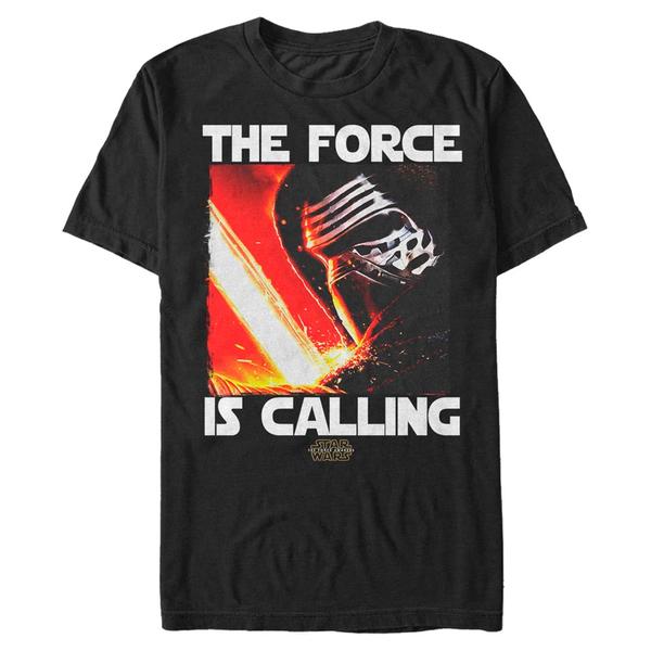 Aperçu: Star Wars - Le Réveil de la Force - Kylo Ren Force Calling - Homme T-shirt - Noir - Devant
