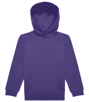 Sweat à capuche standard pour enfant - Pourpre - Devant