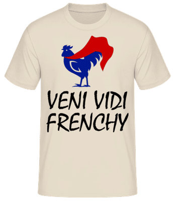 Veni Vedi Frenchy - T-shirt standard Homme - Crème - Devant
