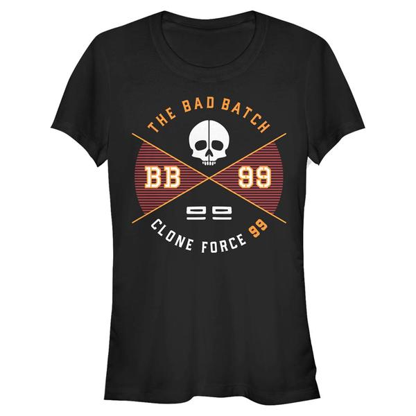 Aperçu: Star Wars - The Bad Batch - Logo Batch Badge - Halloween - Femme T-shirt - Noir - Devant