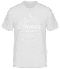 Je Suis Cancer Ascendant Parfait - T-shirt standard Homme - Gris chiné - Devant