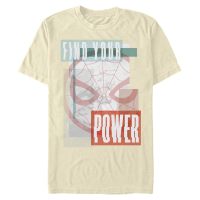 Marvel - Avengers - Spider-Man Spider Power - Männer T-Shirt - Creme - Vorne
