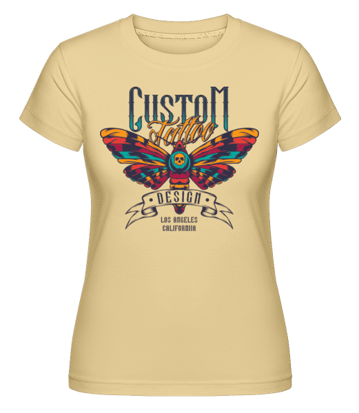 Preview: Custom Tattoo Los Angeles -  Shirtinator Women's T-Shirt - Yellow - Front